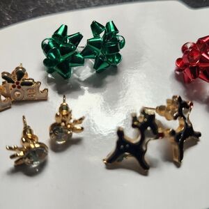 5 Pairs Festive Earrings